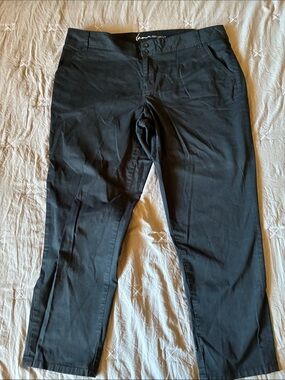 Lane Bryant Black Straight-Leg